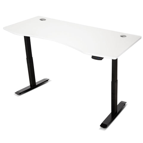 Lifespan Fitness Ergodesk Automatic Standing Desk 1500Mm (White) + Cable Management Tray Standing Desks