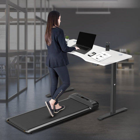 Lifespan Fitness Walkingpad M2 Treadmill With Dual Motor Automatic Standing Desk 150Cm In White/Black