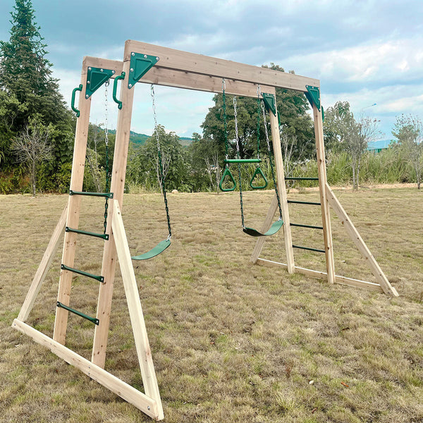 Lifespan Daintree 2 In 1 Monkey Bars & Swing Set Outdoor Play Sets