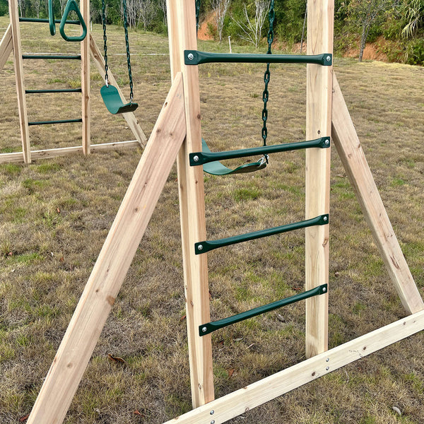 Lifespan Daintree 2 In 1 Monkey Bars & Swing Set Outdoor Play Sets