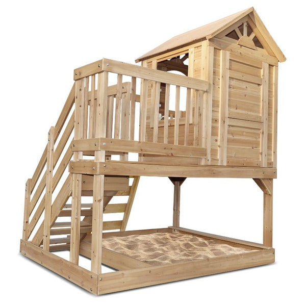 Lifespan Kids Silverton Play Centre With Rock Climbing Wall Outdoor Play Sets