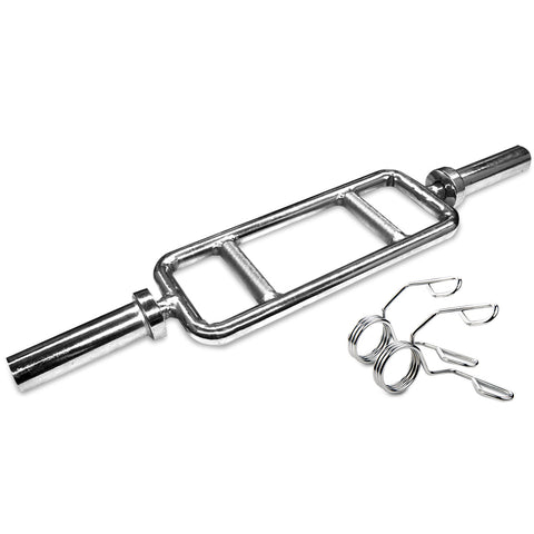 Cortex Olympic Tricep Bar With Spring Collar Barbells & Attachments