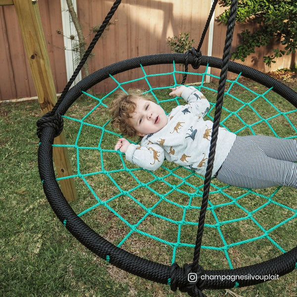 Lifespan Oakley Swing Set With 1M Spidey Web Outdoor Swings