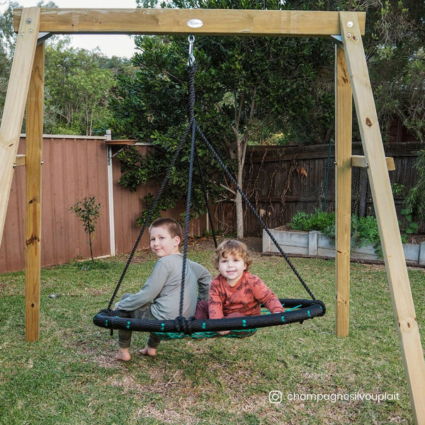 Lifespan Oakley Swing Set With 1M Spidey Web Outdoor Swings