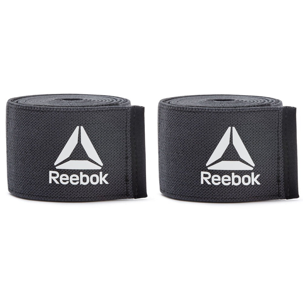 Reebok Knee Wraps In Black Wrist & Knee Wraps