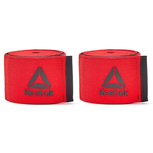 Reebok Knee Wraps In Red Wrist & Knee Wraps