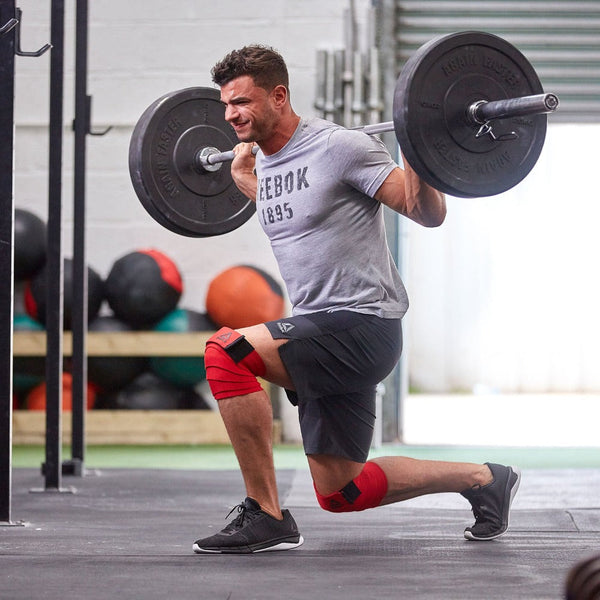 Reebok Knee Wraps In Red Wrist & Knee Wraps