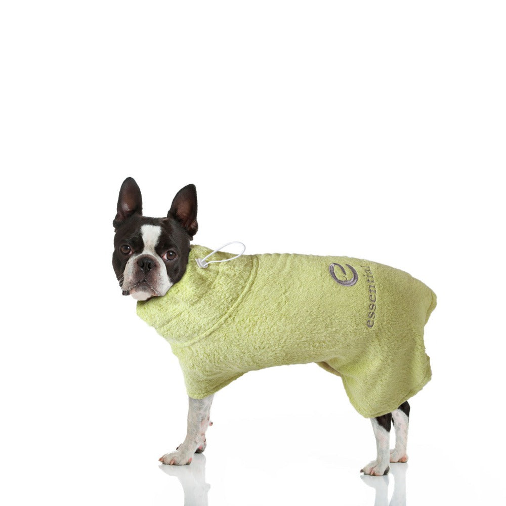 Essential Dog Organic Luxury Bamboo & Cotton Bathrobe Dog Grooming