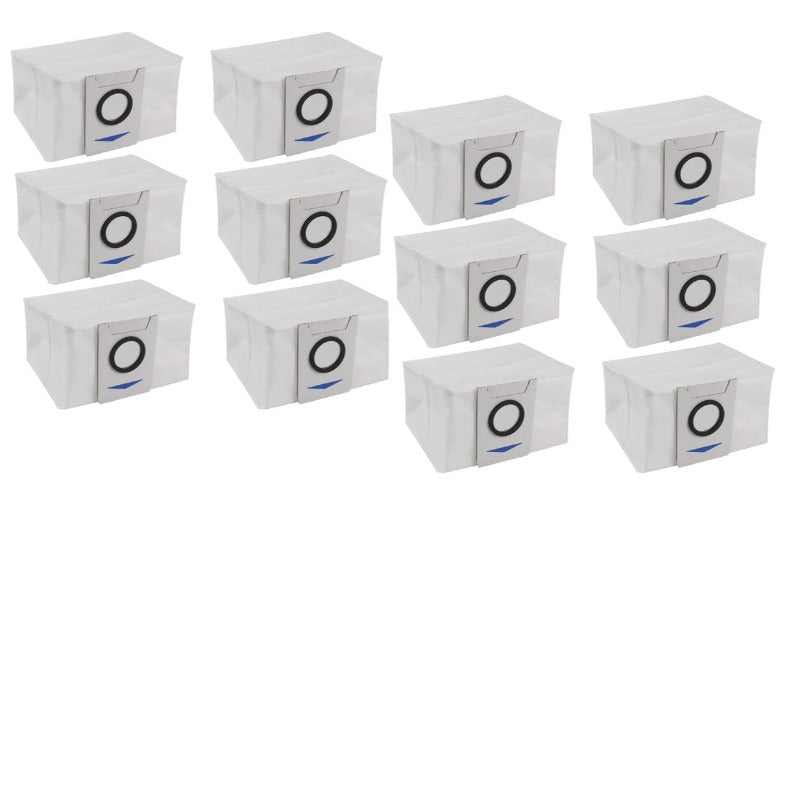 12 X Auto Empty Station Dust Bags For Ecovacs Deebot X1 Omni Series Robots