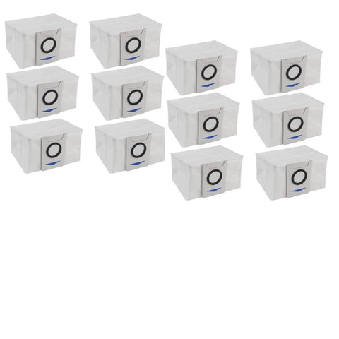Hygieia 12 X Auto Empty Station Dust Bags For Ecovacs Deebot X1 Omni Series Robots Vacuum Cleaner Parts