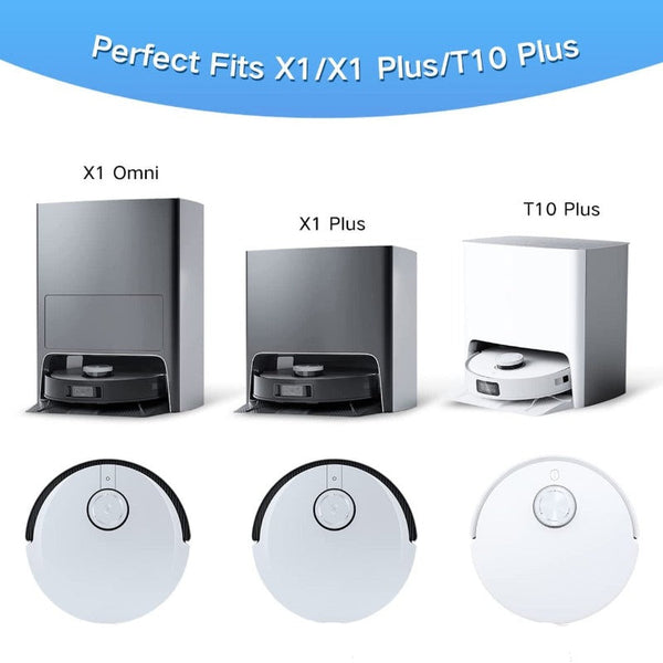 Hygieia 12 X Auto Empty Station Dust Bags For Ecovacs Deebot X1 Omni Series Robots Vacuum Cleaner Parts