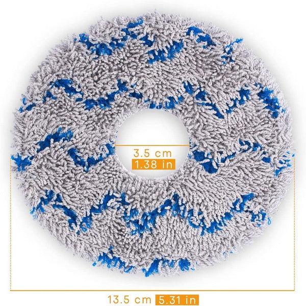 Hygieia 4 X For Ecovacs Deebot X1 Series Robot Vacuum Cleaners Mop Pads