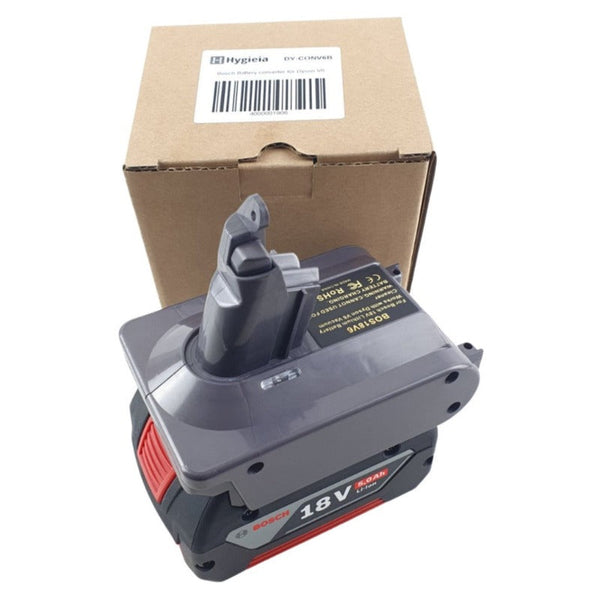 Hygieia Bosch 18V To Dyson V6 Dc58 & Dc59 Battery Converter / Adapter Vacuum Cleaner Parts