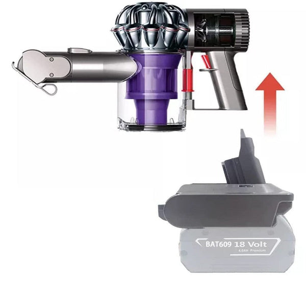 Hygieia Bosch 18V To Dyson V6 Dc58 & Dc59 Battery Converter / Adapter Vacuum Cleaner Parts