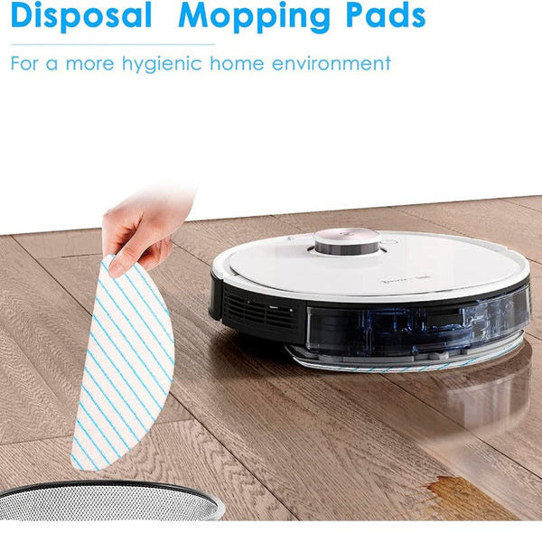 10 X Mopping Pads For Ecovacs Deebot T9/T9+/N8 Pro/N8 Pro+/N8/N8+/Neo/T8/T8+/T8 Aivi/X1 Plus/T10