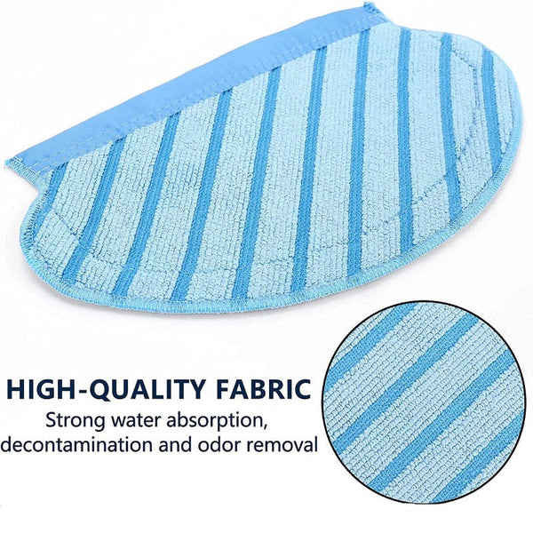 2 X Reusable Mopping Pads For Ecovacs Deebot Ozmo 700, 750, 920, 950, T5, N5 & N7