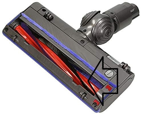 Hygieia Roller Brush For Dyson V6 Sv 03 And Dc59 (225Mm) Vacuum Cleaners Vacuum Cleaner Parts