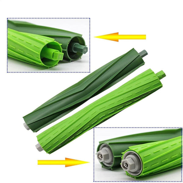 Hygieia Rolling Brush (Extractor) Set For Irobot Roomba And J Series Vacuum Cleaner Parts