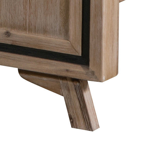 Queen Size Silver Brush Bed Frame In Acacia Wood Construction Queen Bed Frames