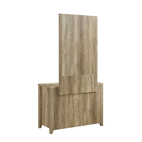 Dresser Storage Drawers Natural Wood Mdf Oak Colour Mirror Dressers & Chests Of Drawers