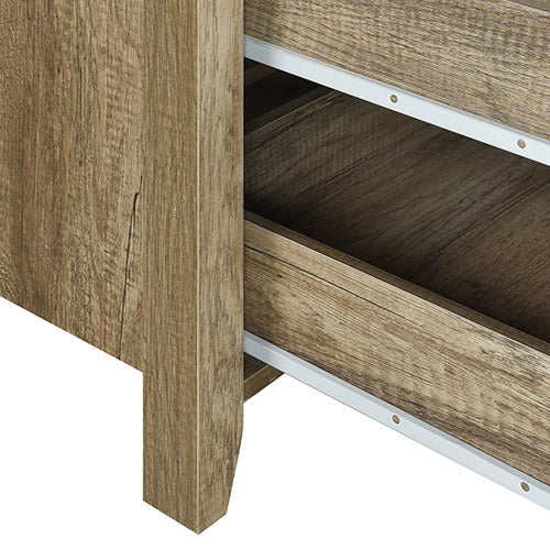 Dresser Storage Drawers Natural Wood Mdf Oak Colour Mirror Dressers & Chests Of Drawers