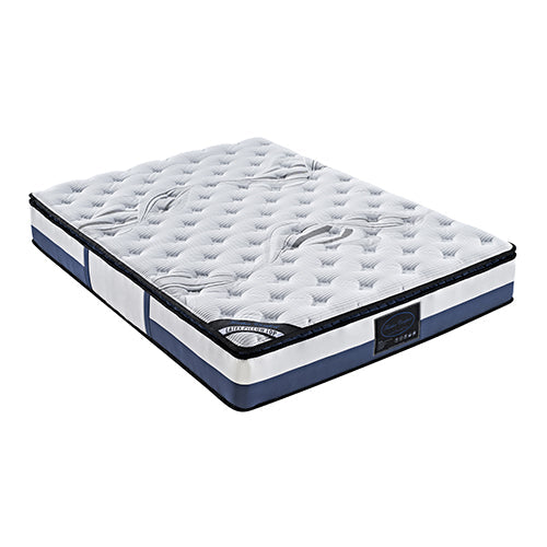 King Mattress Latex Pillow Top Pocket Spring Foam Medium Firm Mattresses
