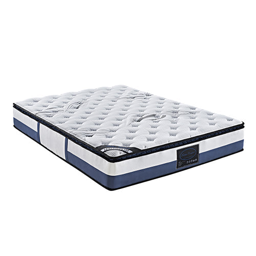 King Mattress Latex Pillow Top Pocket Spring Foam Medium Firm Mattresses