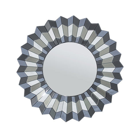 Melbournians Furniture Wall Mirror Mdf Smokey Silver And Grey Clear Image Mrr 05 Mirrors