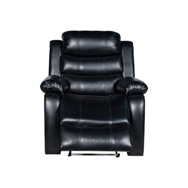 Melbournians Furniture Chelsea 1R Seater Finest Leatherette Recliner Feature Console Led Light Ultra Cushioned Sofas Armchairs & Couches