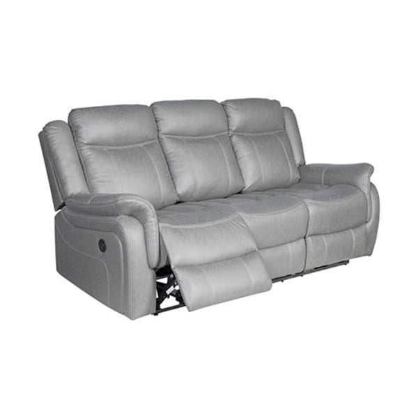 Melbournians Furniture 3 2 Seater Finest Grey Fabric Recliner Sofa Sturdy Construction Metal Mechanism Sofas Armchairs & Couches