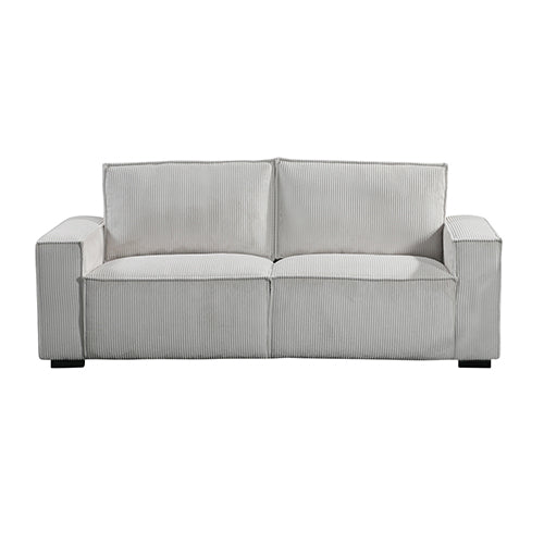 Melbournians Furniture Reno 3 Seater Sofa Beige Colour Fabric Upholstery Structure Knock Down Feature In Back & Arms Sofas Armchairs & Couches