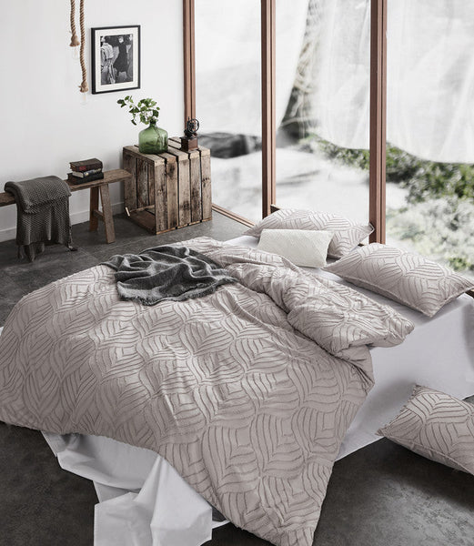 Cleverpolly Tufted Ultra Soft Microfiber Quilt Cover Set Single Quilt Covers