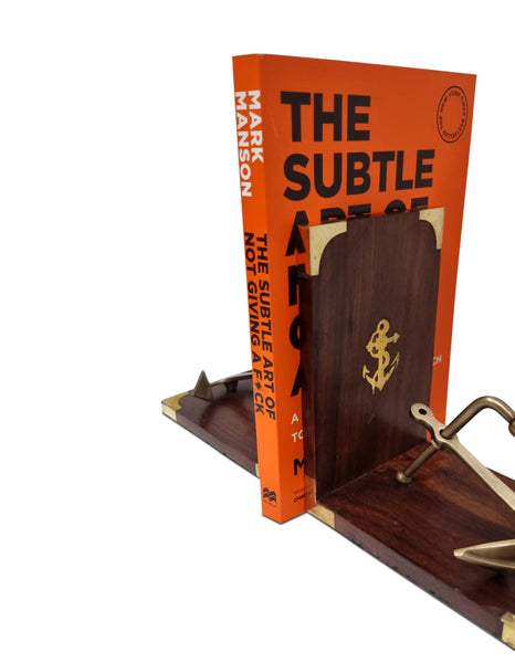 World Australia Brass Bookend Anchor Bookends