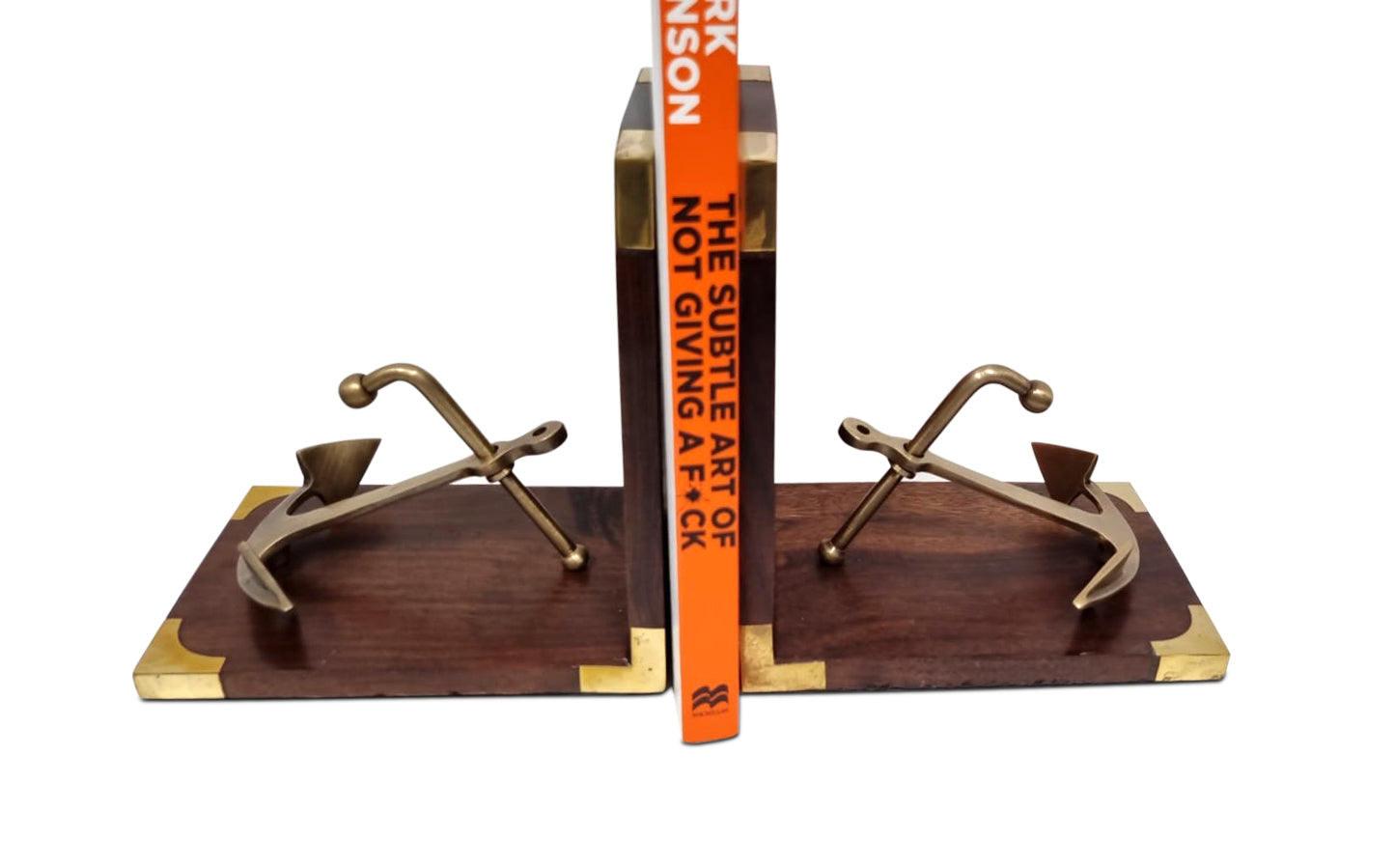 World Australia Brass Bookend Anchor Bookends