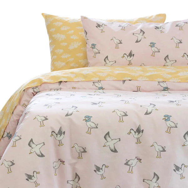 Seagulls Quilt Cover Set Single Quilt Covers