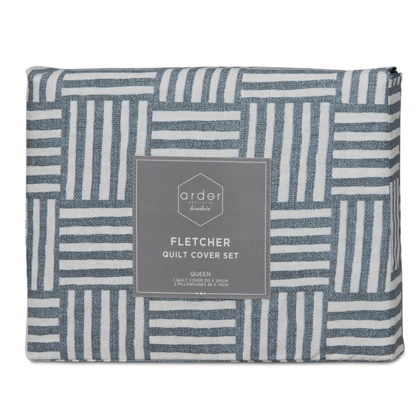 Ardor Fletcher Printed Quilt Cover Set Quilt Covers