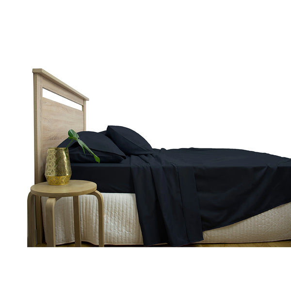 2500Tc Cotton Rich Sheet Sets Queen Dark Blue Sheets