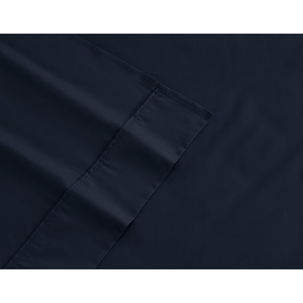 2500Tc Cotton Rich Sheet Sets Queen Dark Blue Sheets