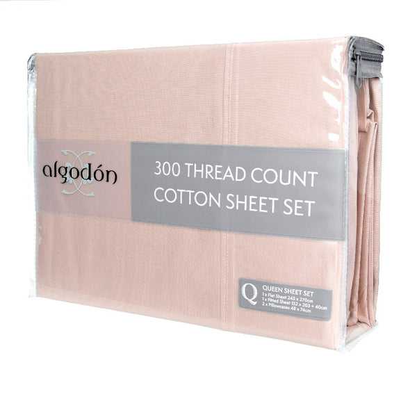 300Tc Cotton Sheet Set - King