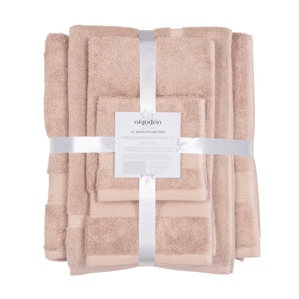 Algodon St Regis Collection Towel Pack 5Pc Towels & Washcloths
