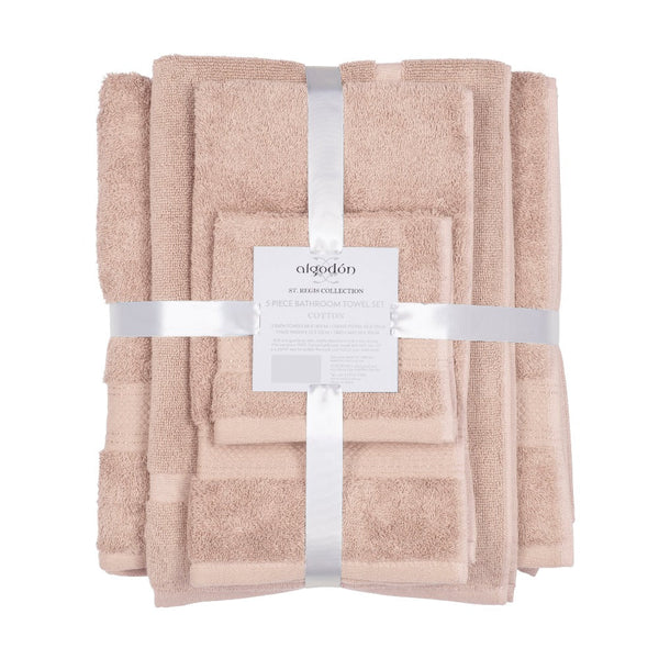 Algodon St Regis Collection Towel Pack 5Pc Towels & Washcloths