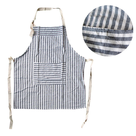 My Hub Polyester Cotton Striped Apron Aprons
