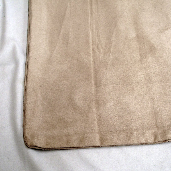 Polyester Faux Suede Cushion Cover Linen
