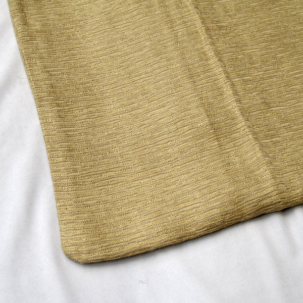 Polyester Cotton Texture Cushion Cover Pale Gold