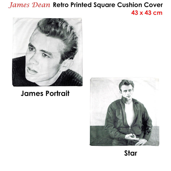 James Dean Star Square Cushion Cover Cushion Covers