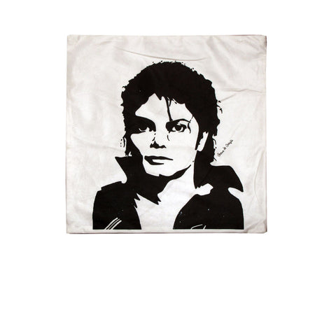 Michael Jackson Portrait Square Cushion Cover Cushion Covers