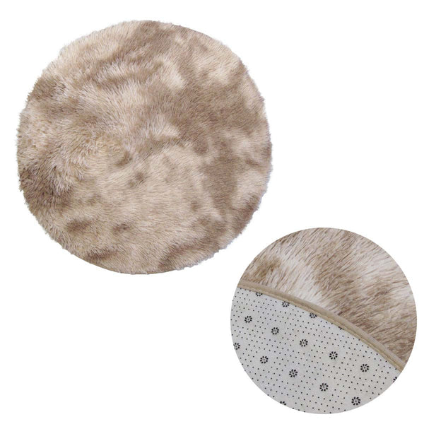 2 Toned Extra Light Weighted Shaggy Fluffy Floor Mat Door Mats & Floor Mats