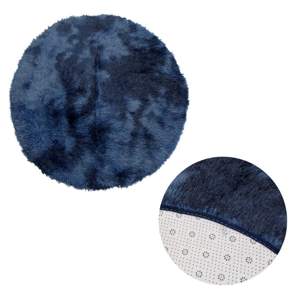 2 Toned Extra Light Weighted Shaggy Fluffy Floor Mat Door Mats & Floor Mats
