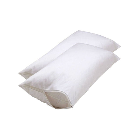 Set Of 2 Stain Resistant Pillow Protectors King Pillows