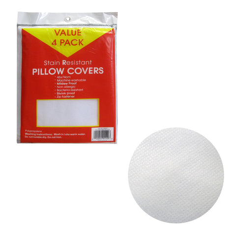 Pack Of 4 Stain Resistant Pillow Protectors Pillows